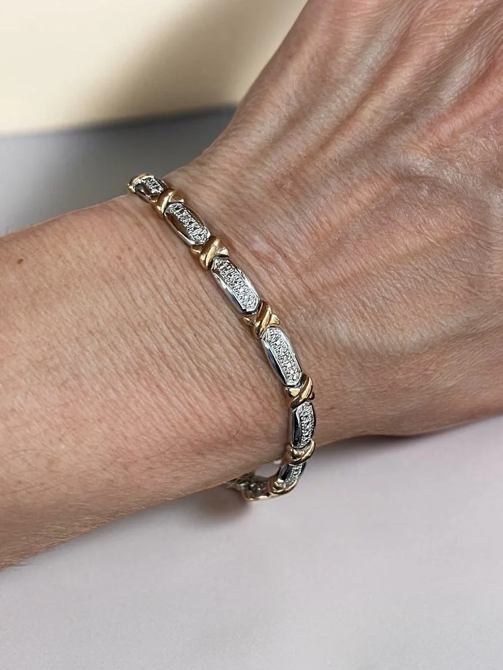 Ross-Simons Diamond Moissanite Tennis Bracelet